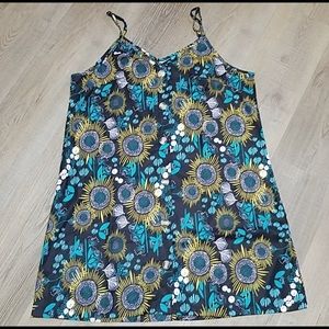 Peacock detail summer dress